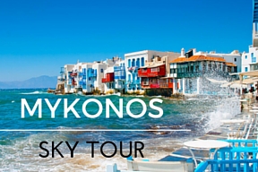 Mykonos from the Sky